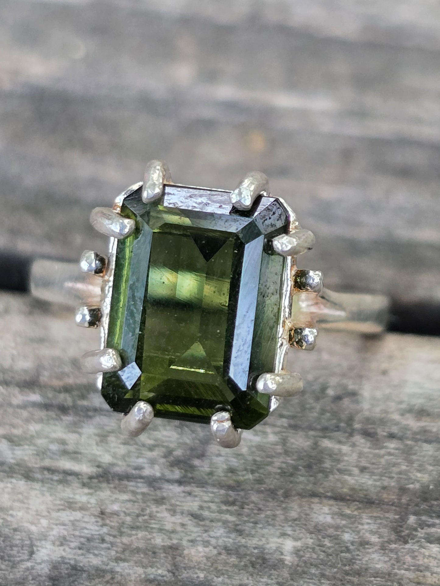 Size 6.5 moldavite