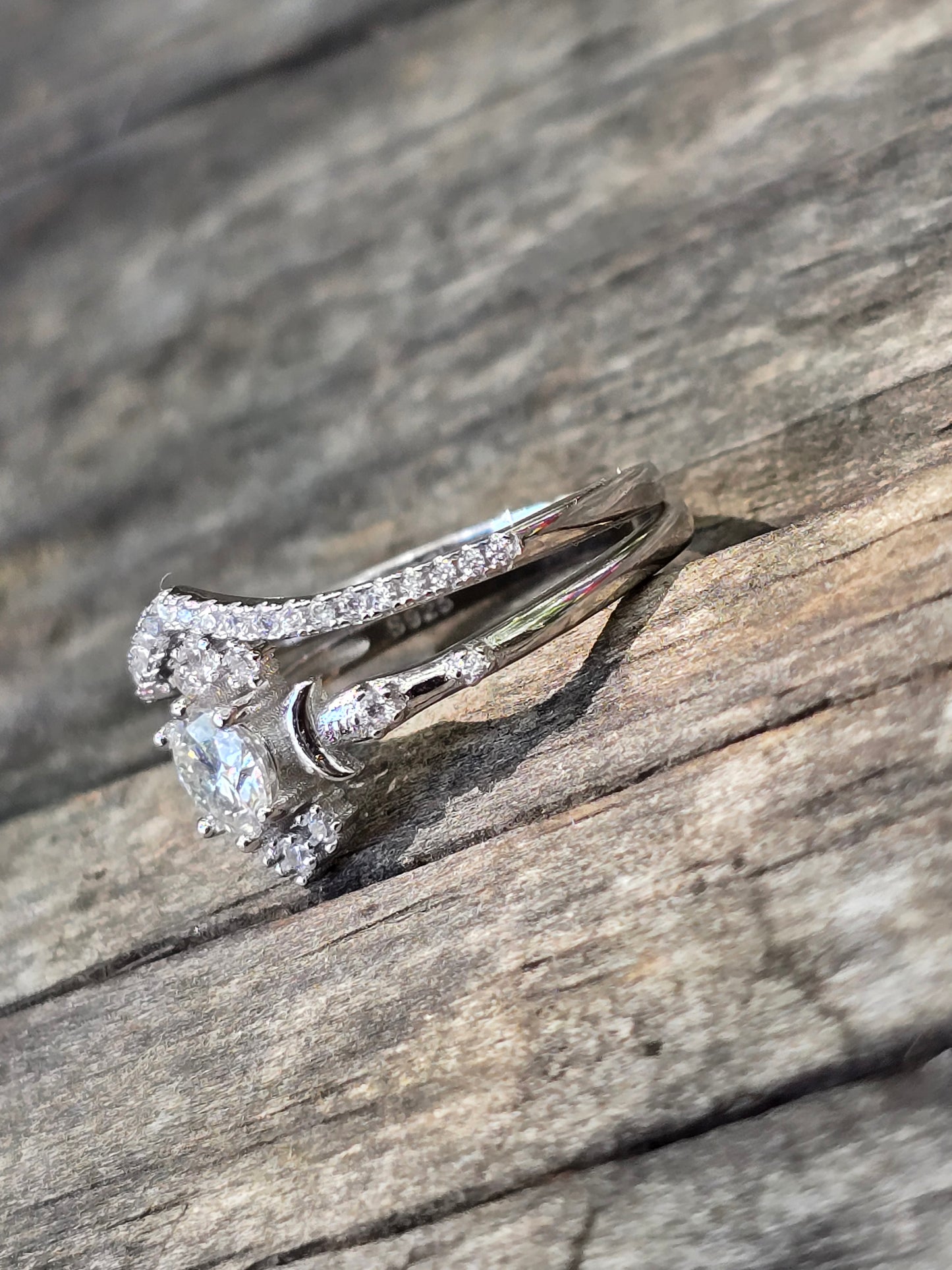 Size 10 moissanite for patty w.