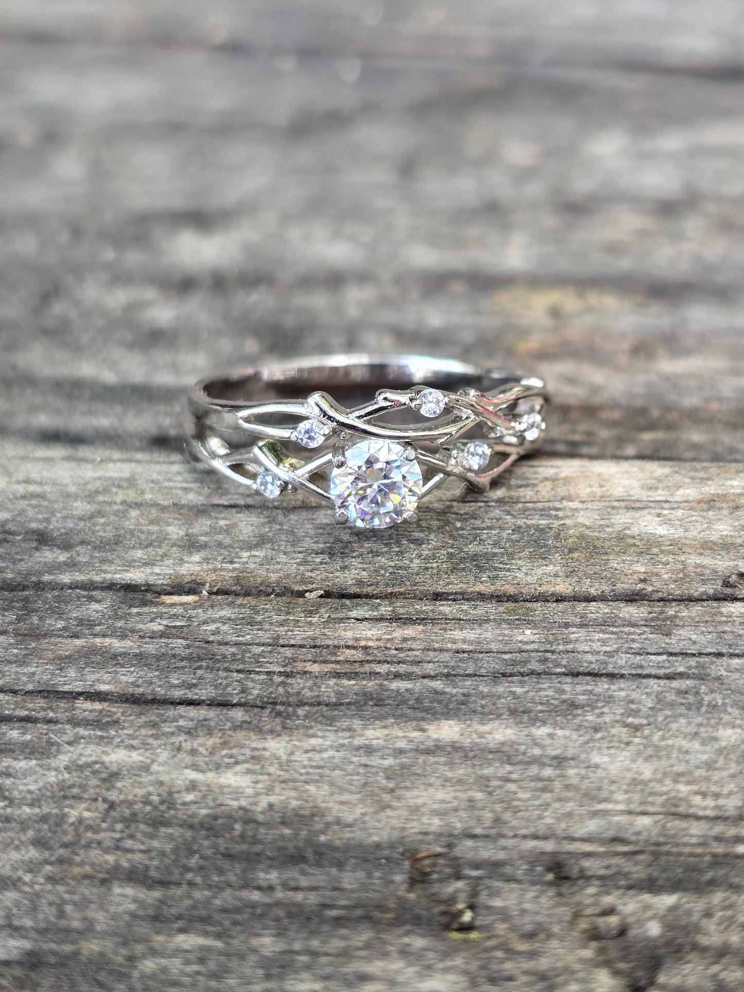 Size 9 moissanite