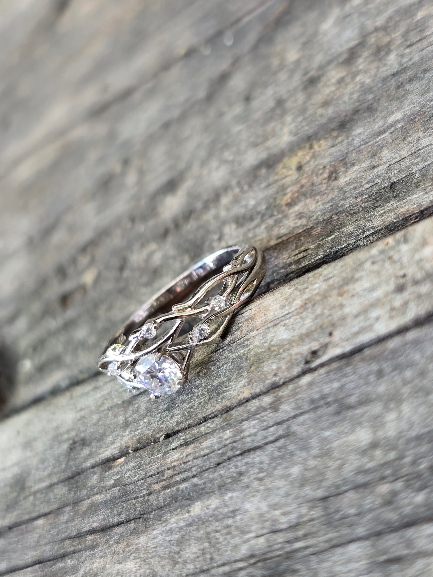 Size 9 moissanite