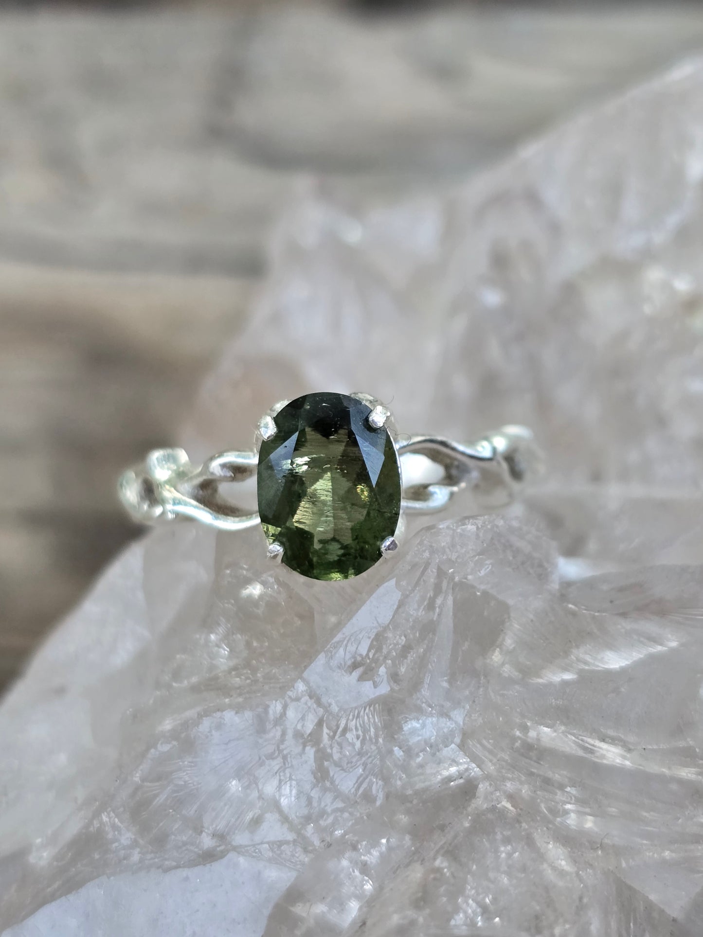 Moldavite size 8