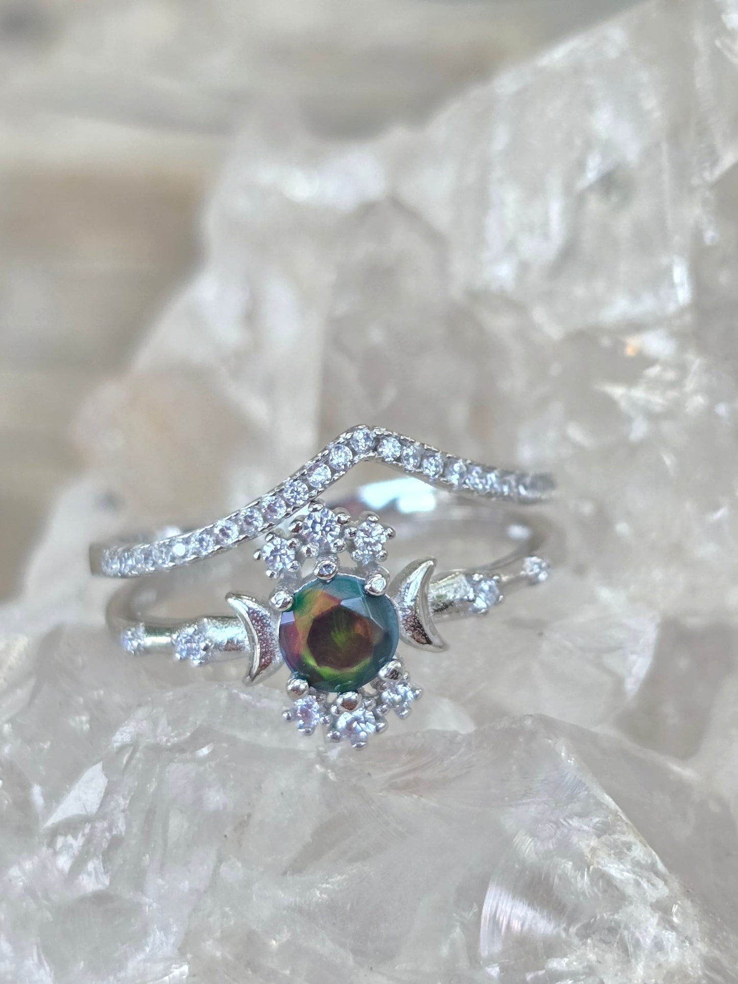 Size 8 AAA quality smoked black opal