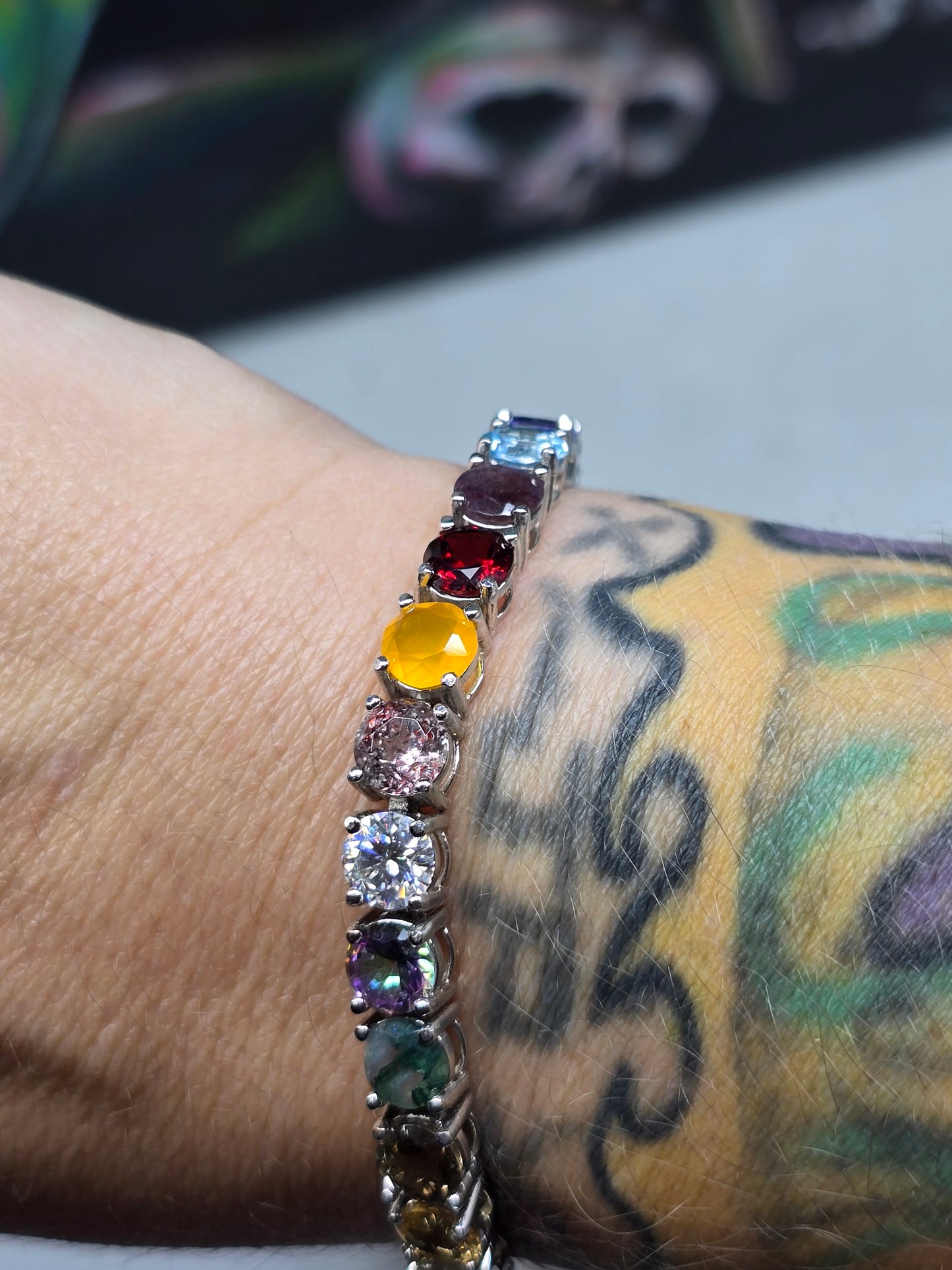 30 gemstone bracelet