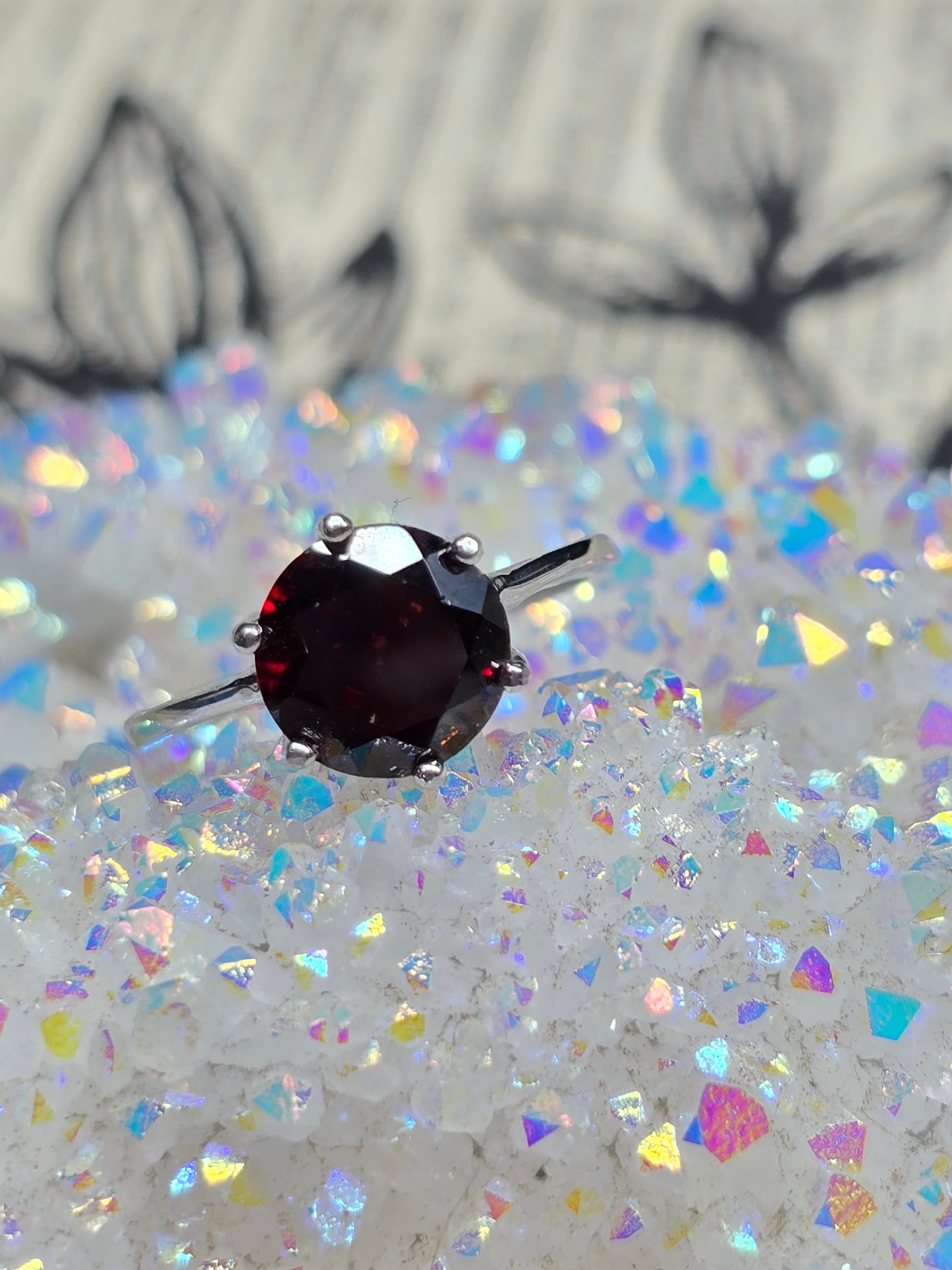 Size 5 garnet
