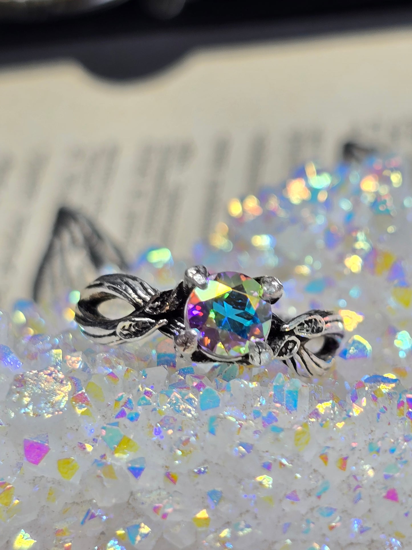 Size 8 mercury mist topaz