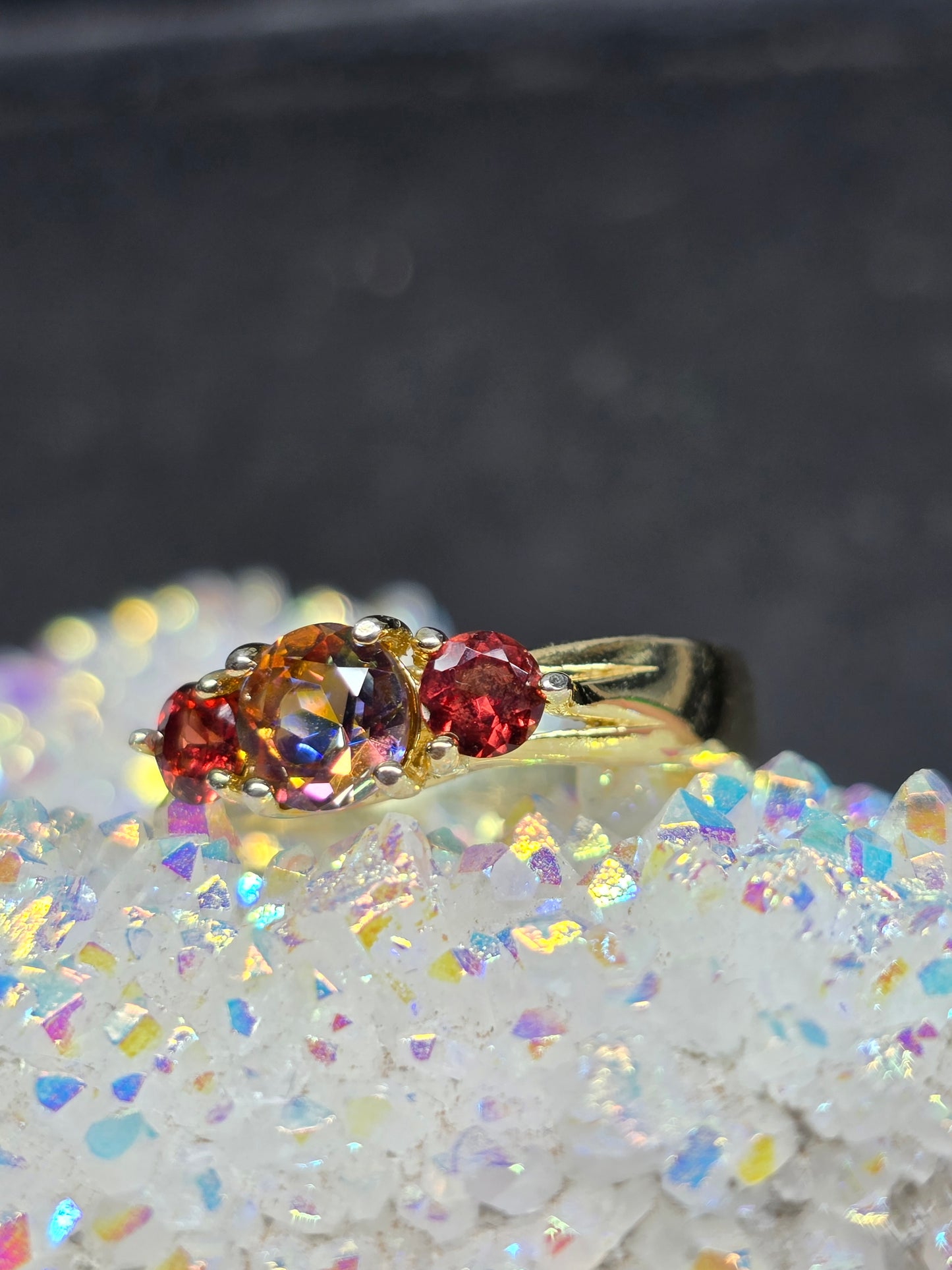 Cosmopolitan and garnet size 7