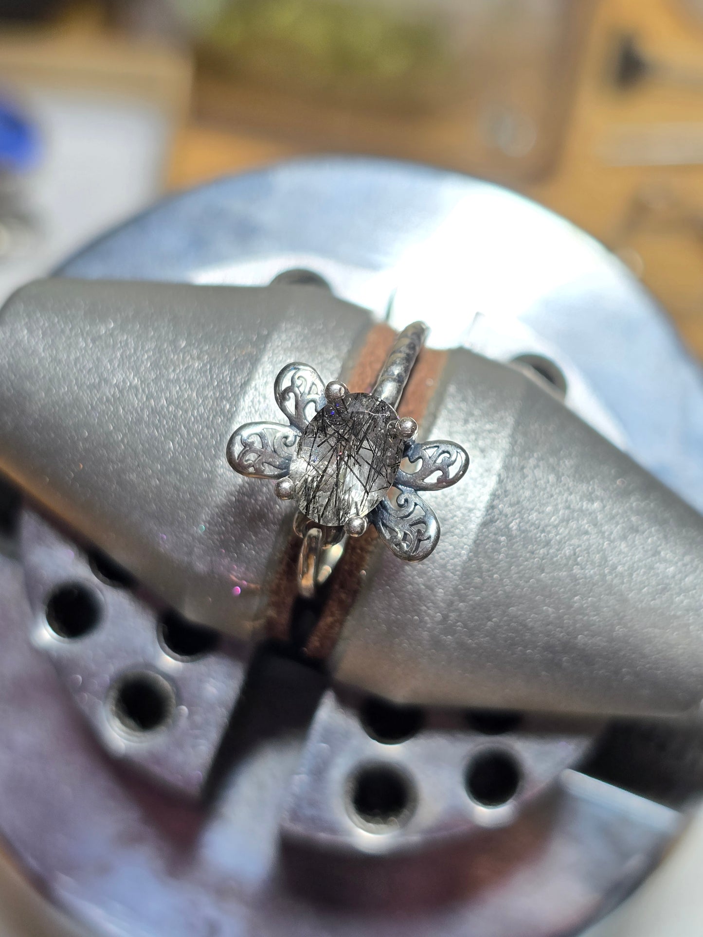 Adjustable dragonfly ring 6-11