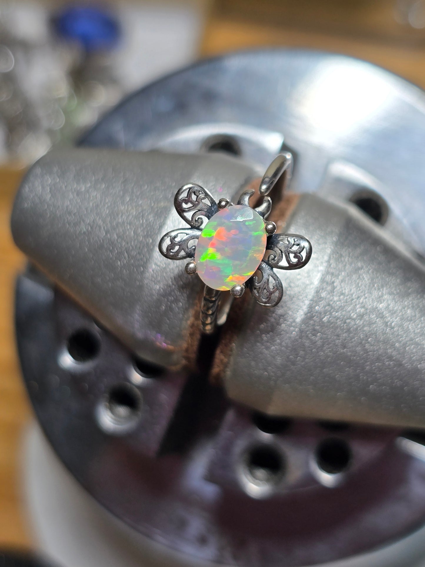 Adjustable dragonfly ring 6-11