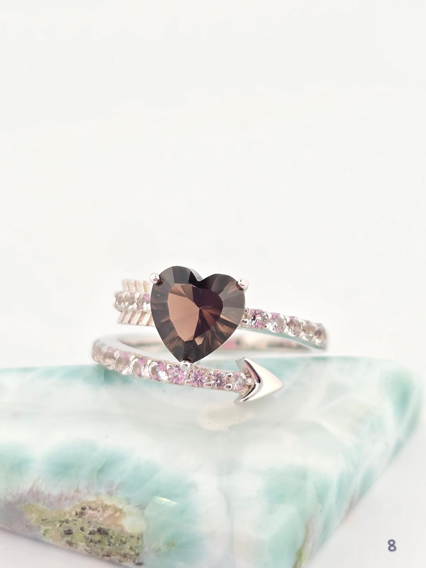 Smokey quartz fancy cut size 8 & 9 avail