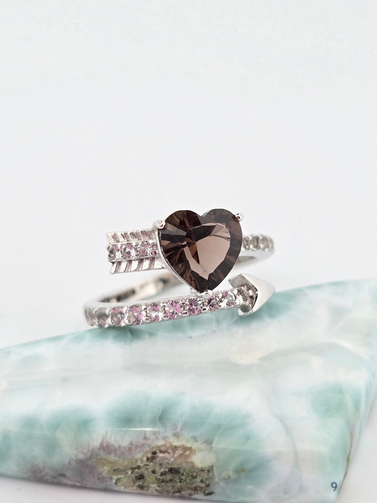 Smokey quartz fancy cut size 8 & 9 avail