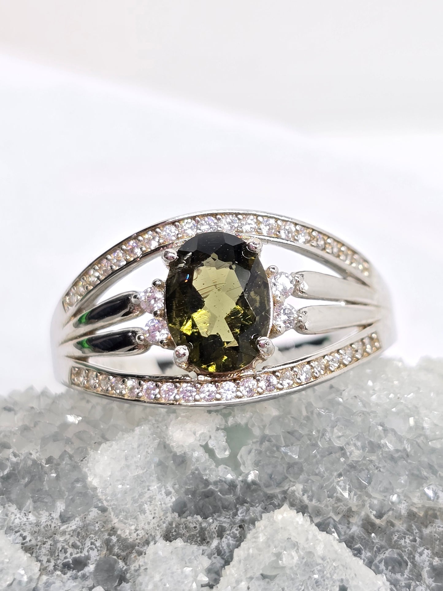 Size 9 moldavite