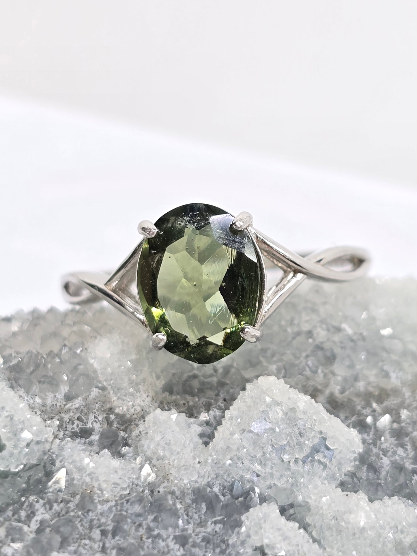 Size 9 moldavite