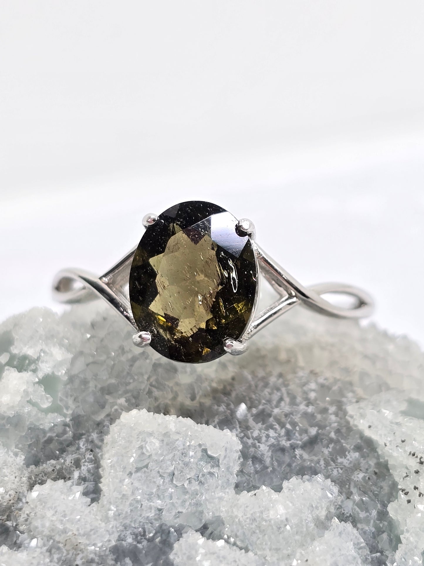 Size 10 moldavite