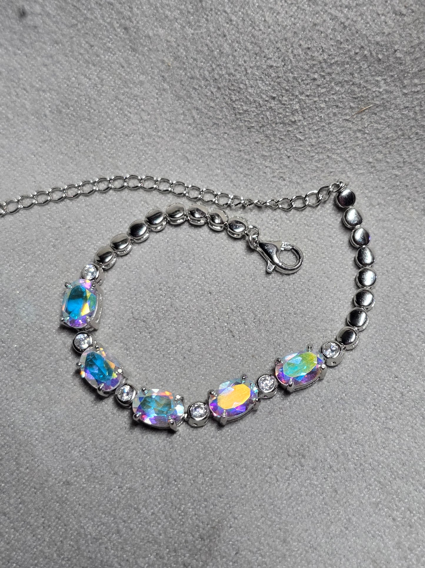 Mercury mist topaz bracelet
