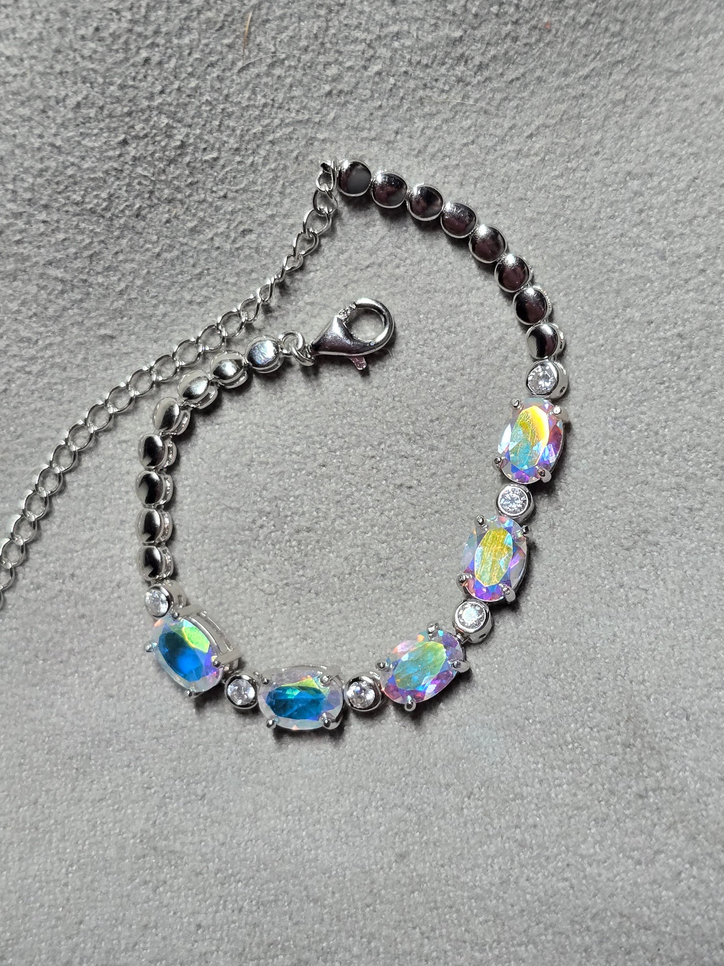 Mercury mist topaz bracelet