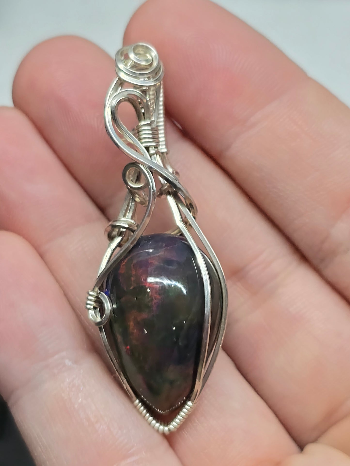30ct smoked Ethiopian opal