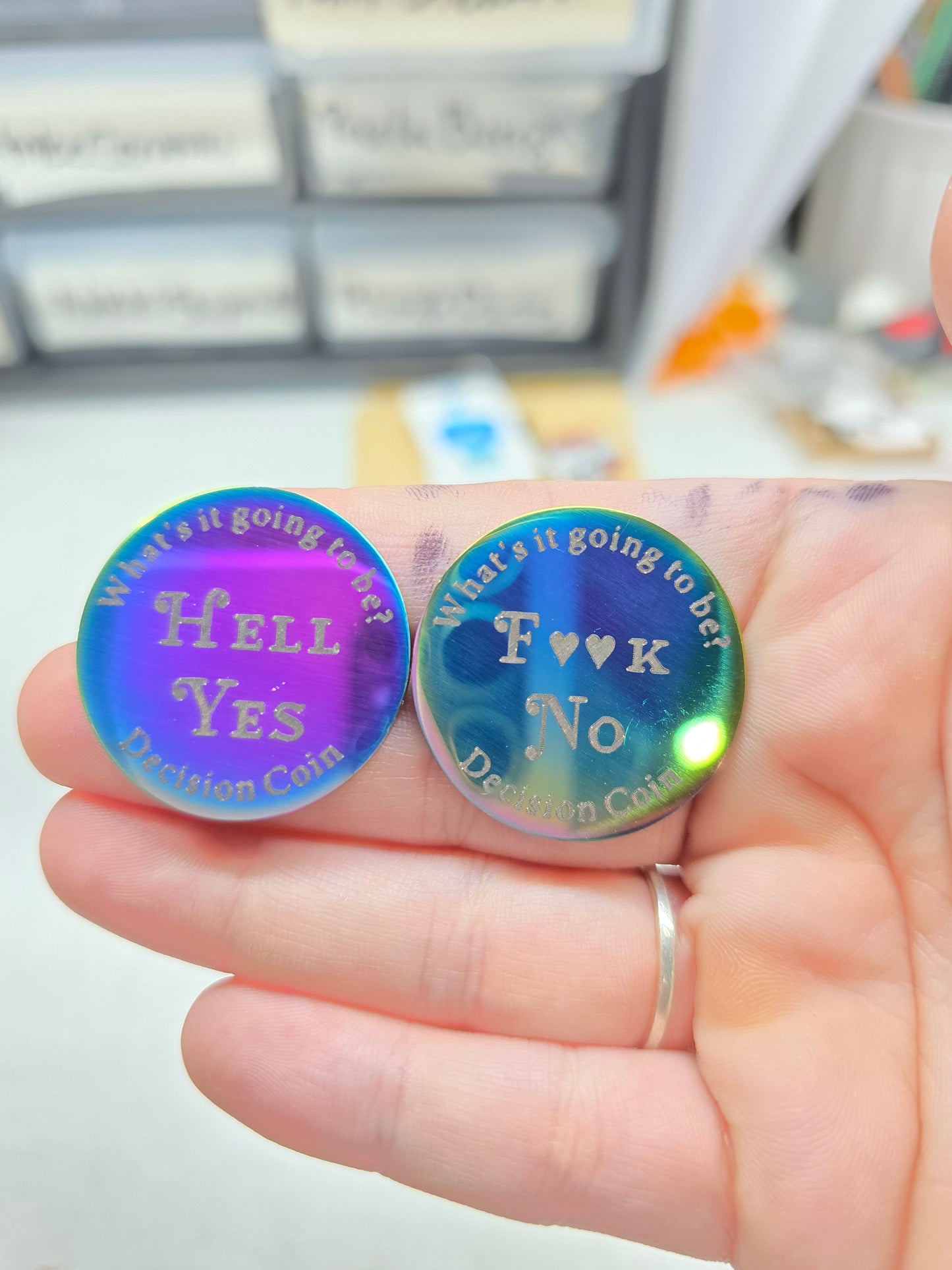 Rainbow decision coin explicit