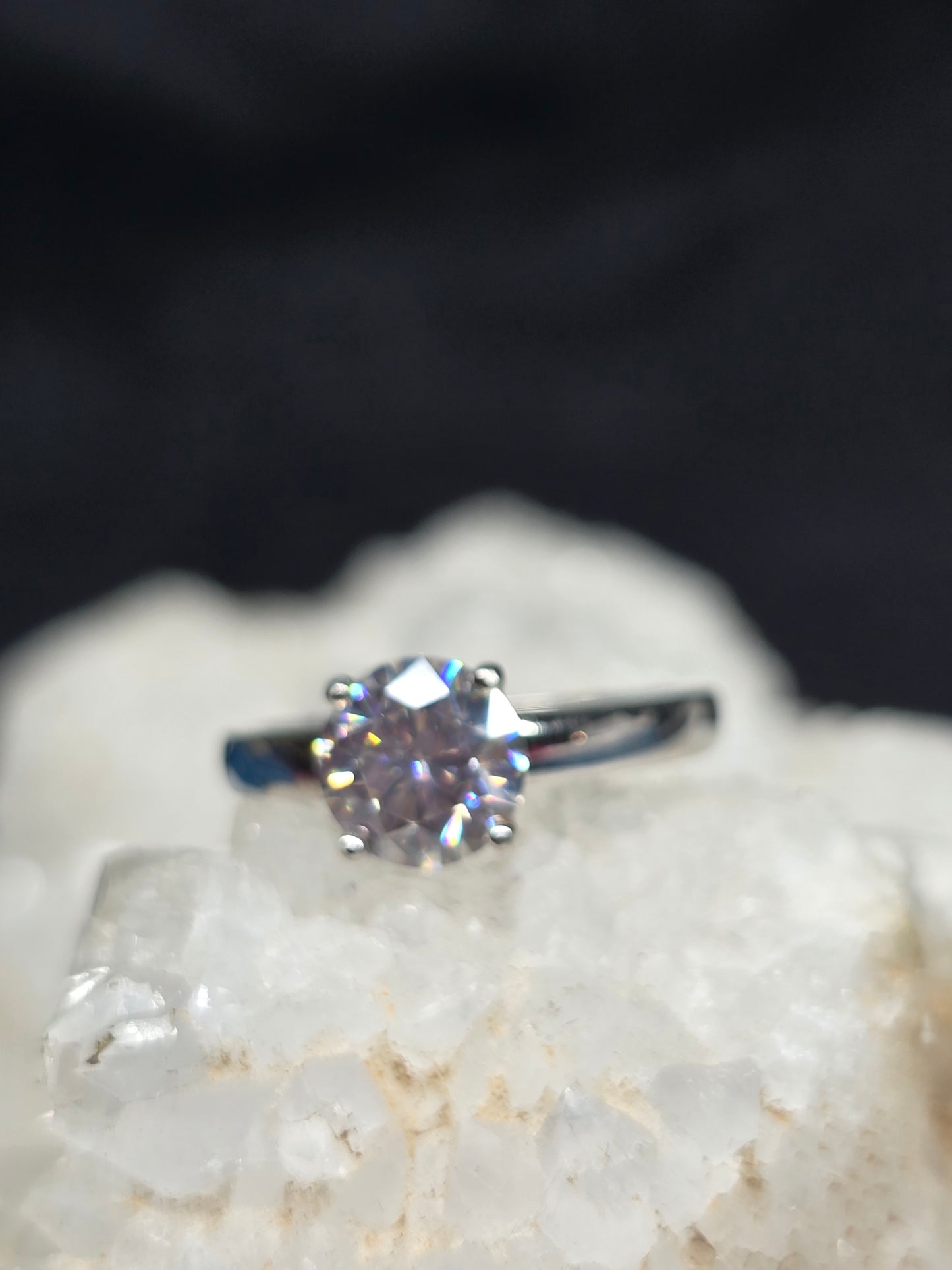 Size 7.5 moissanite