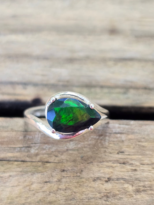 Size 6.5 smoked opal