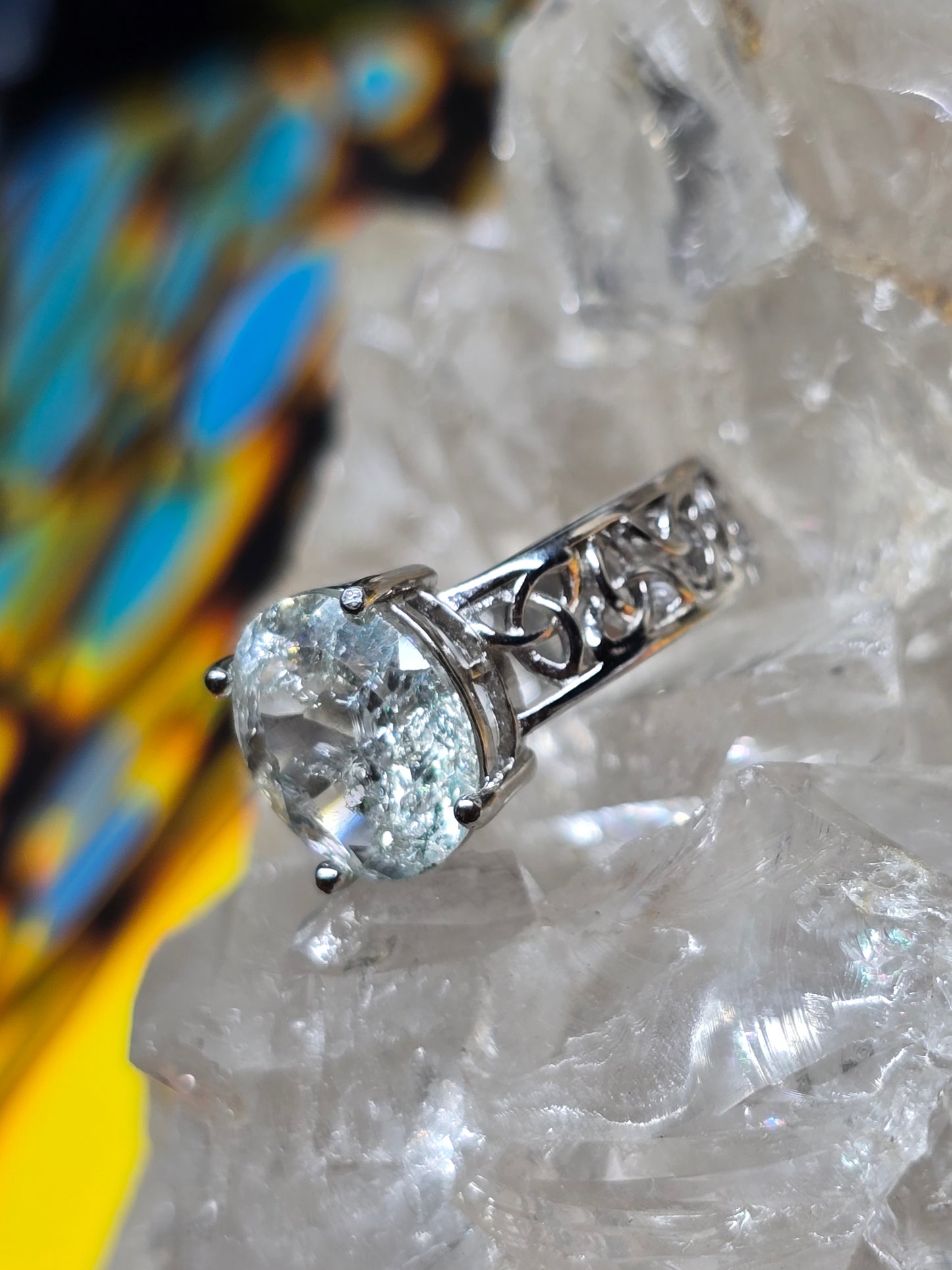 Crackle quartz size 5.5