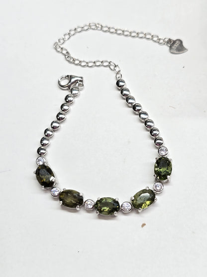 moldavite bracelet
