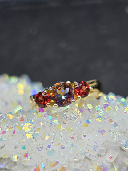 Cosmopolitan and garnet size 7