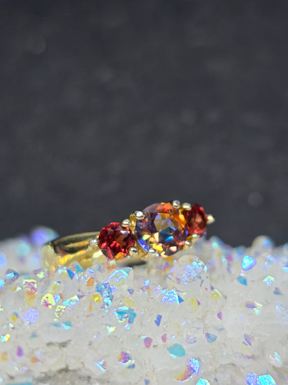 Cosmopolitan and garnet size 7