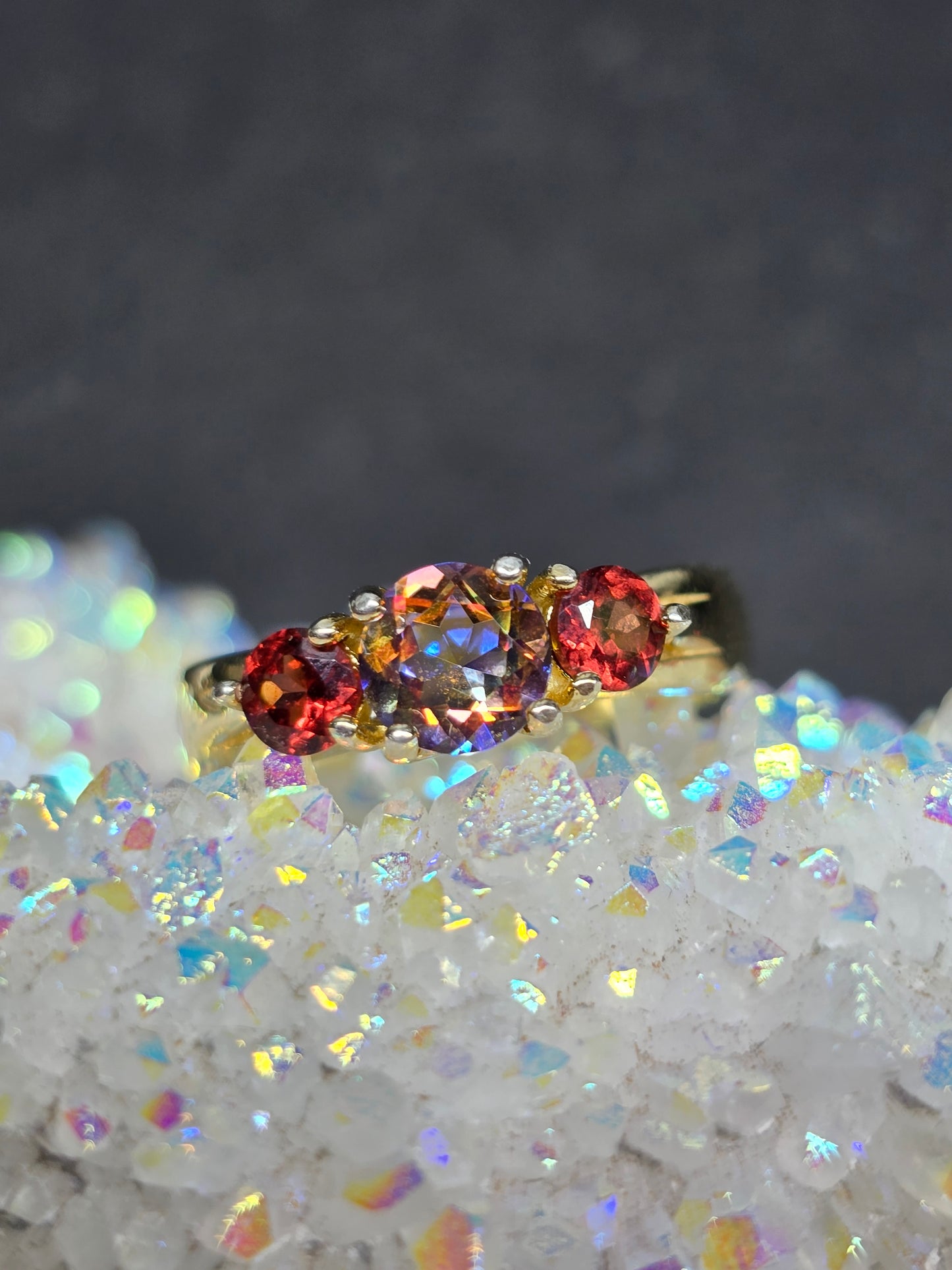 Cosmopolitan and garnet size 7