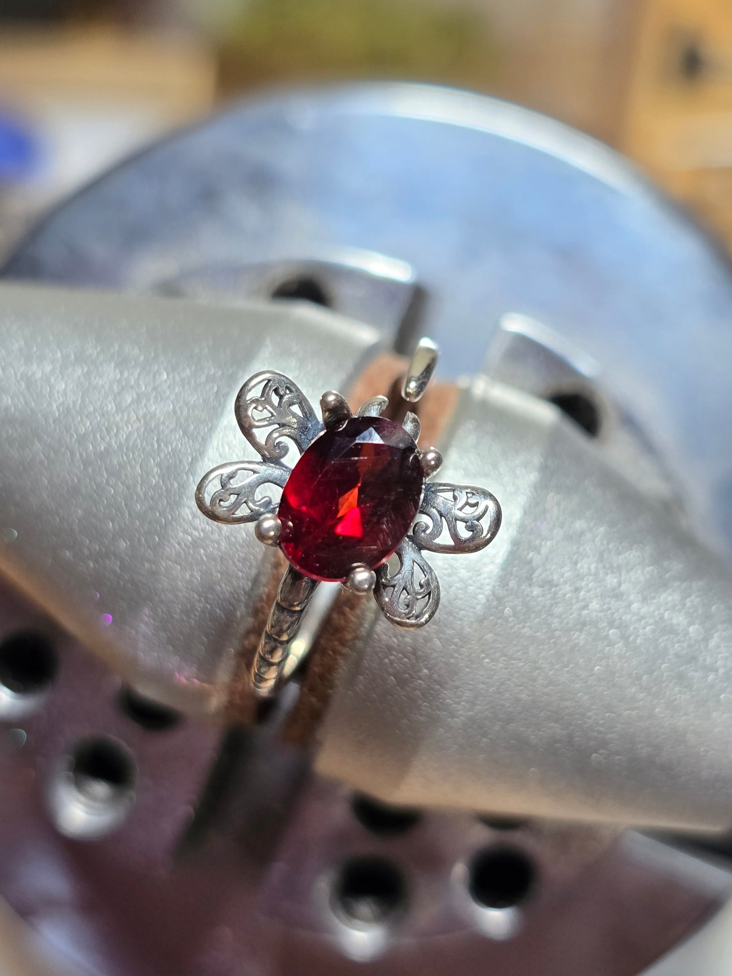 Adjustable dragonfly ring 6-11