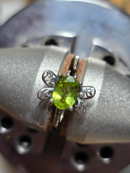 Adjustable dragonfly ring 6-11