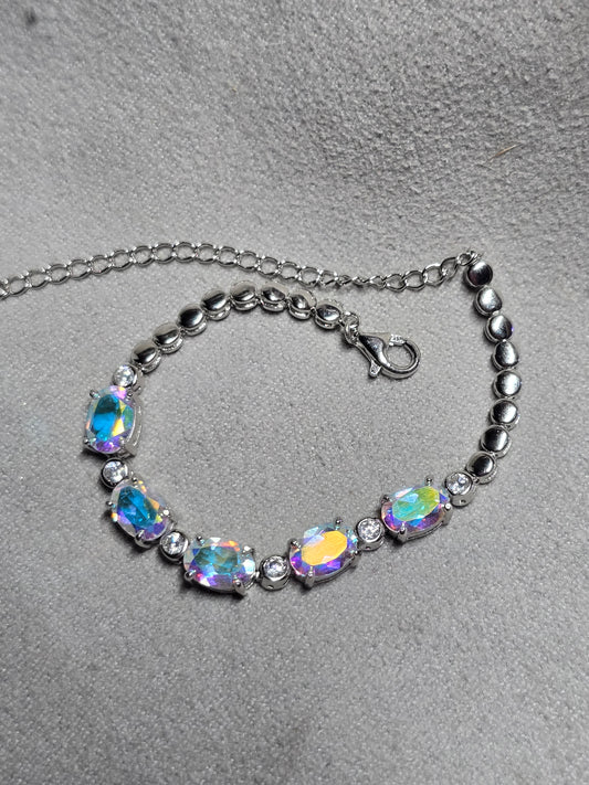 Mercury mist topaz bracelet