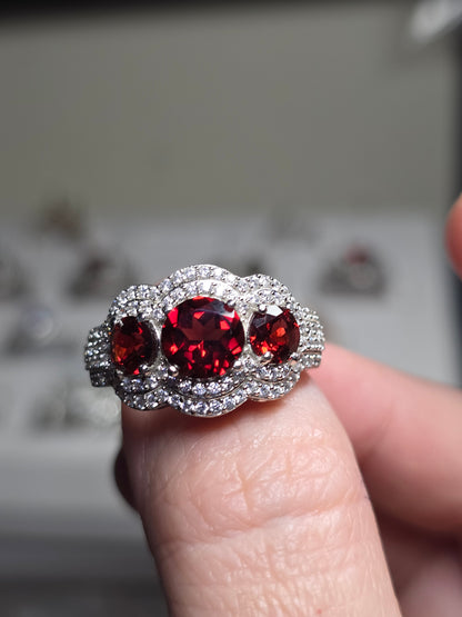 Garnet ring