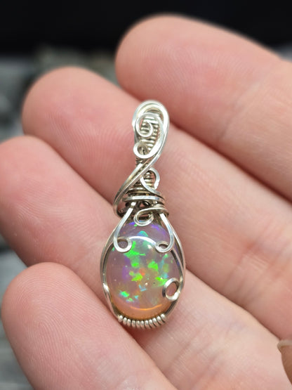 Naturally dark Ethiopian opal