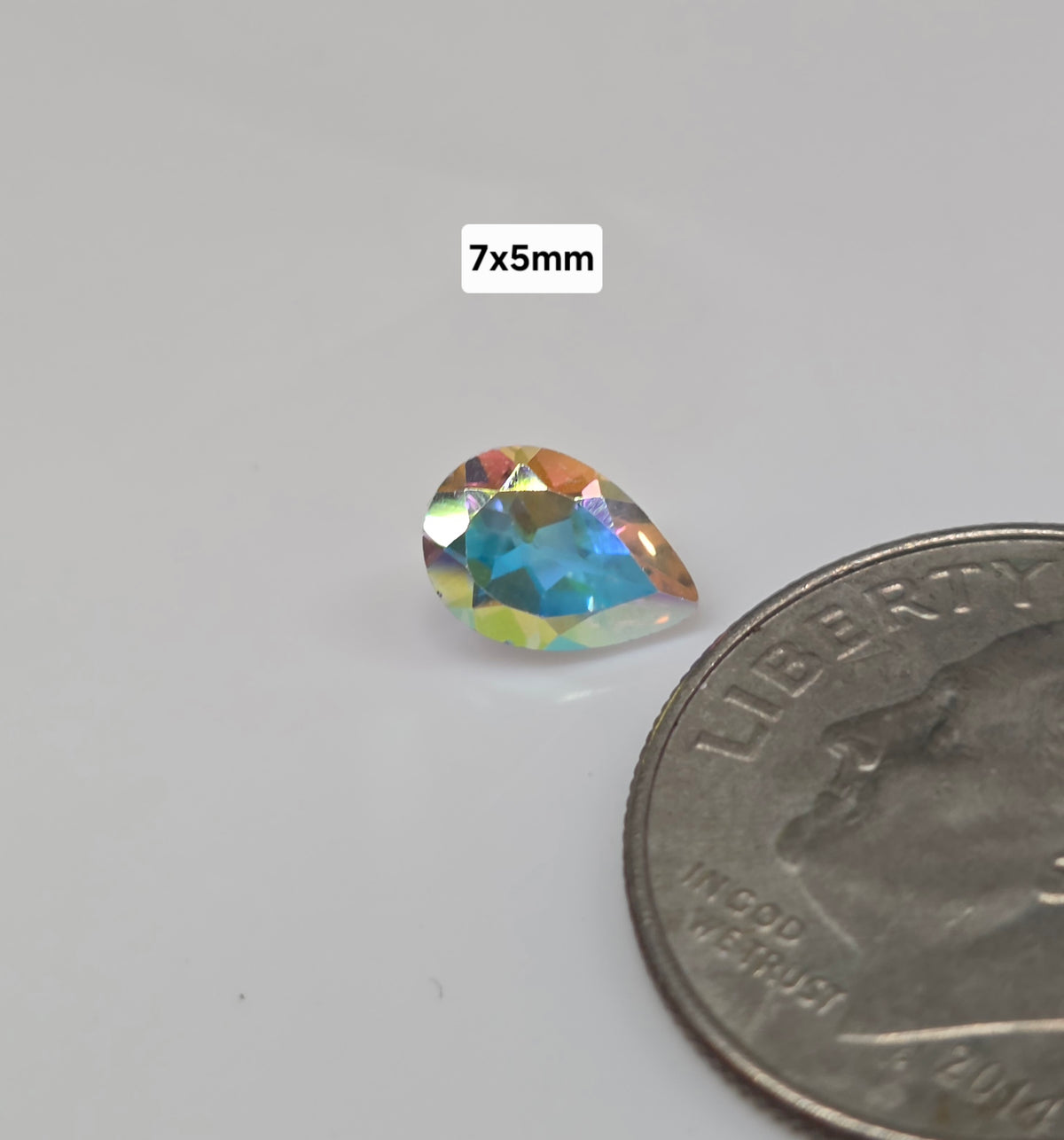 7x5mm pear