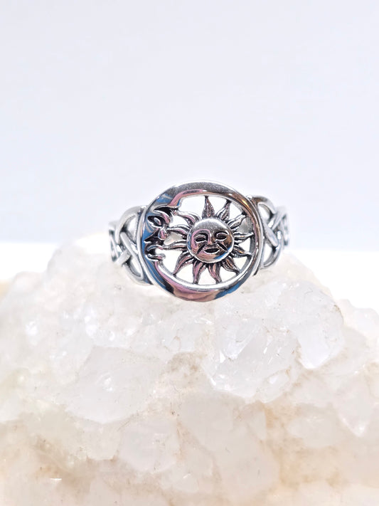 Celtic sun and moon