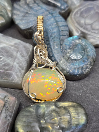 13ct honeycomb opal