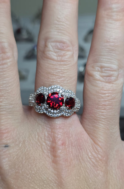 Garnet ring