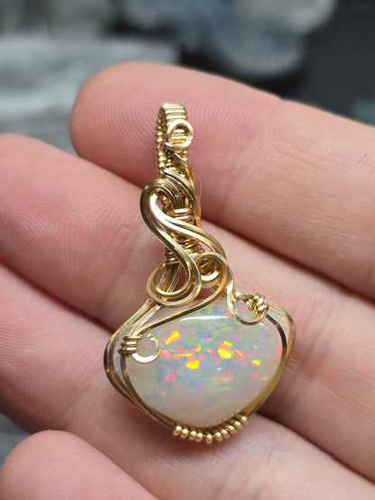 15ct harlequin Ethiopian opal