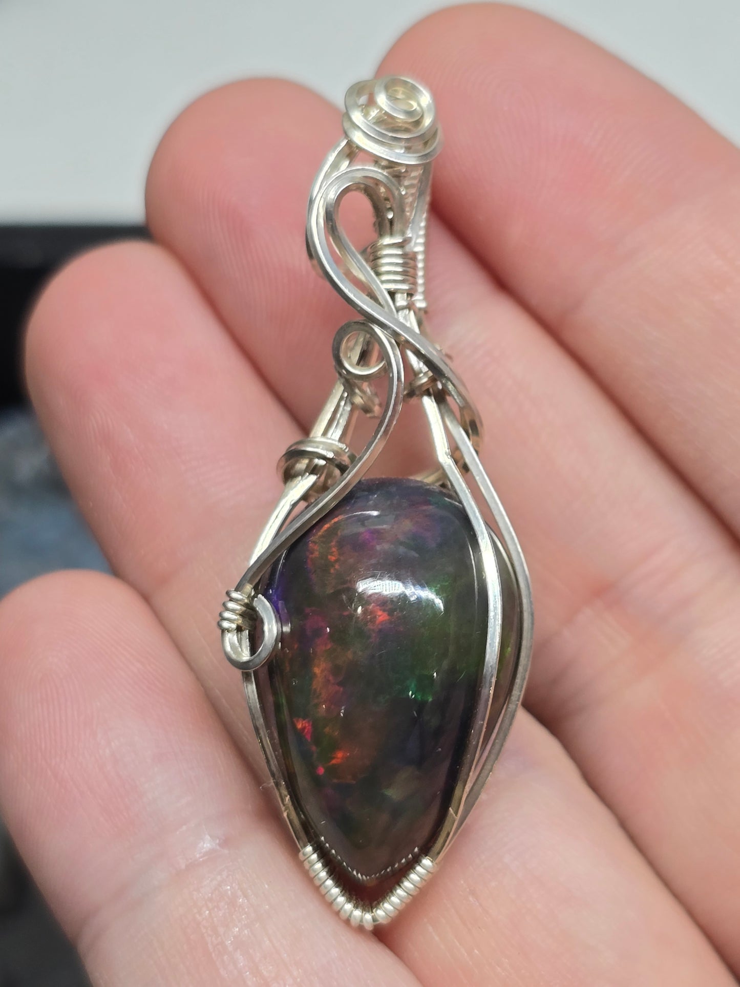 30ct smoked Ethiopian opal