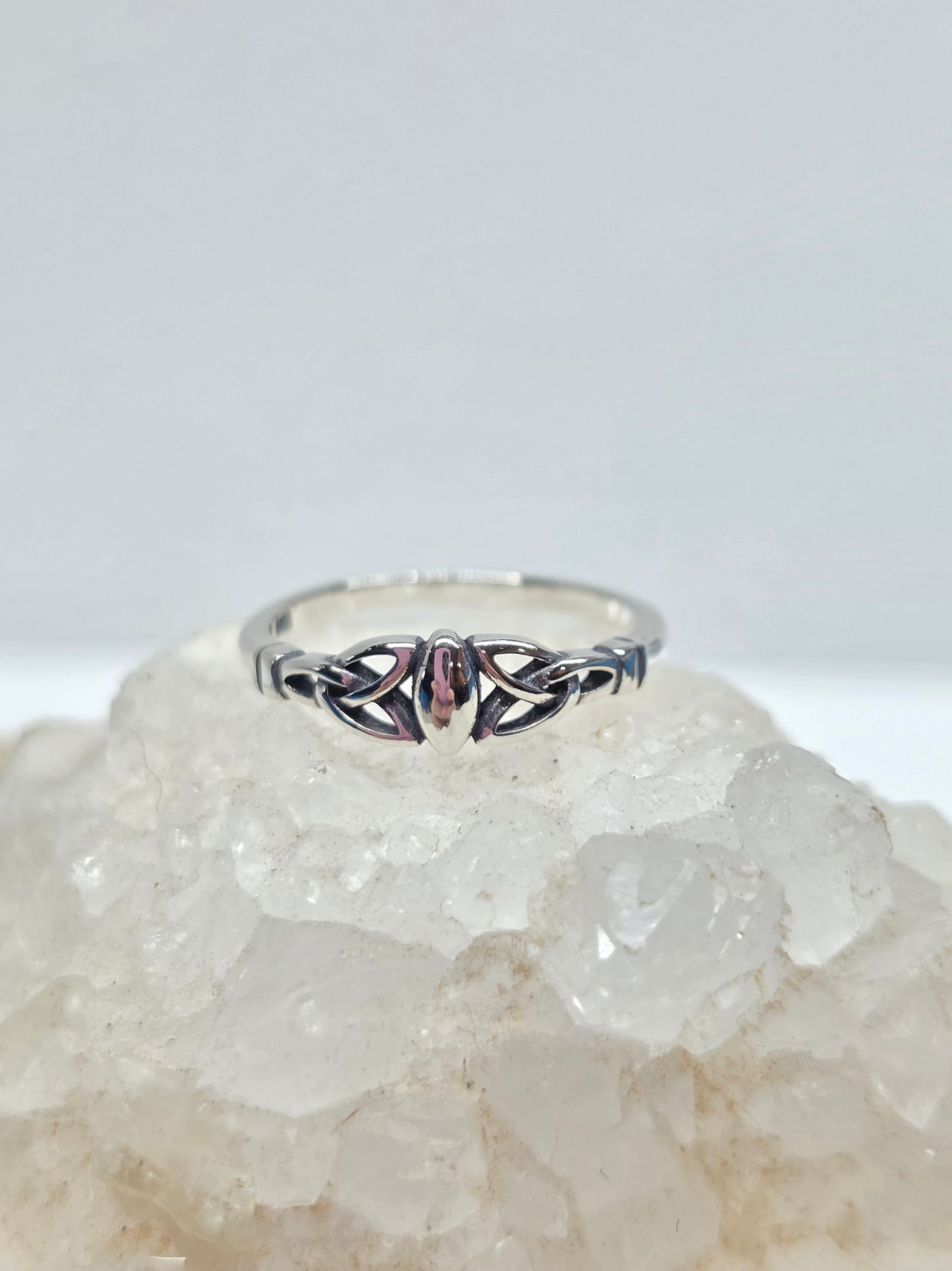 Celtric trinity mirror ring