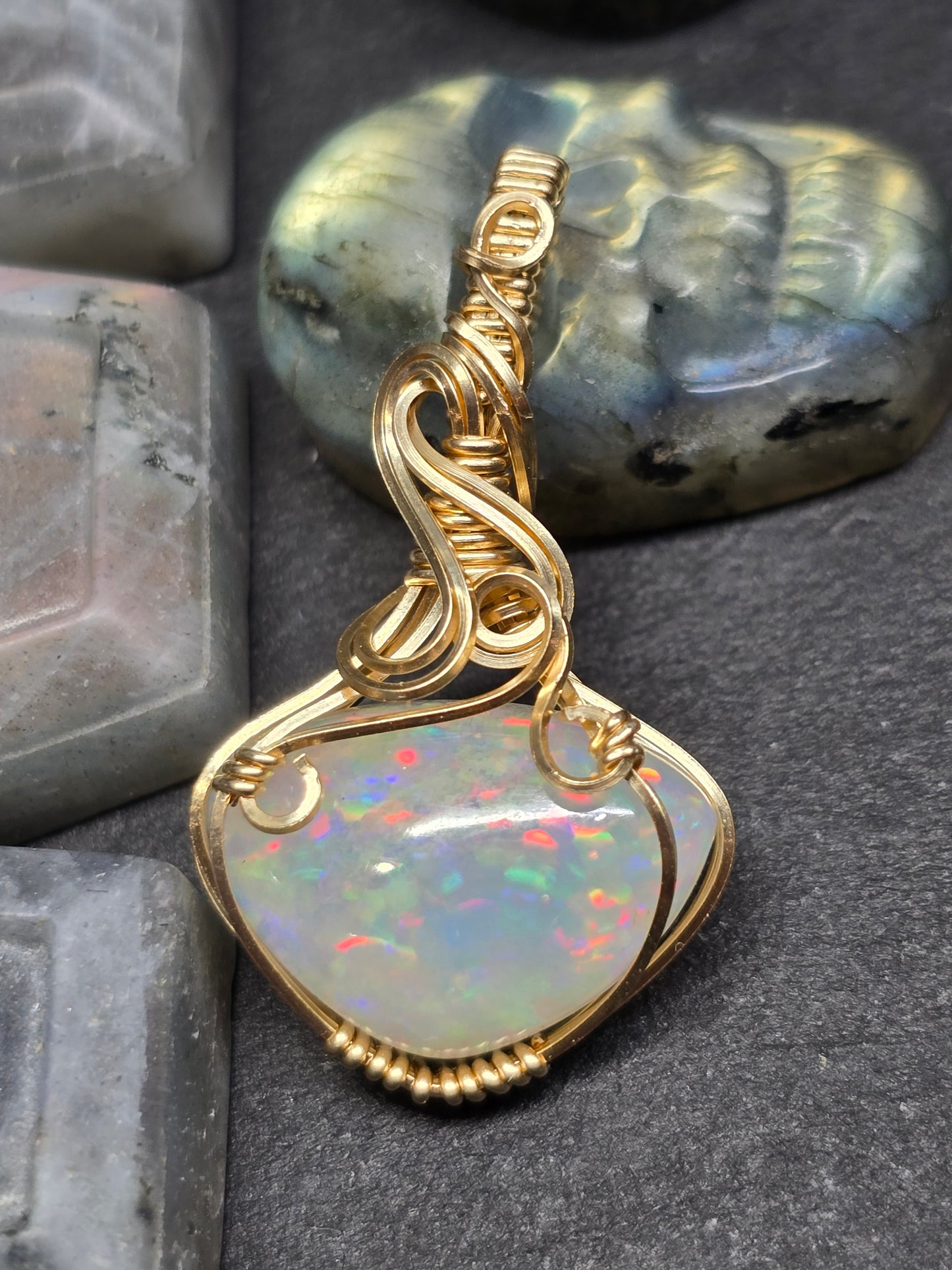 15ct harlequin Ethiopian opal
