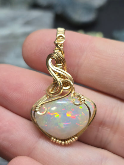 15ct harlequin Ethiopian opal