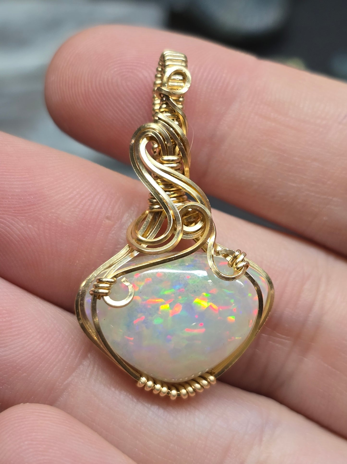 15ct harlequin Ethiopian opal