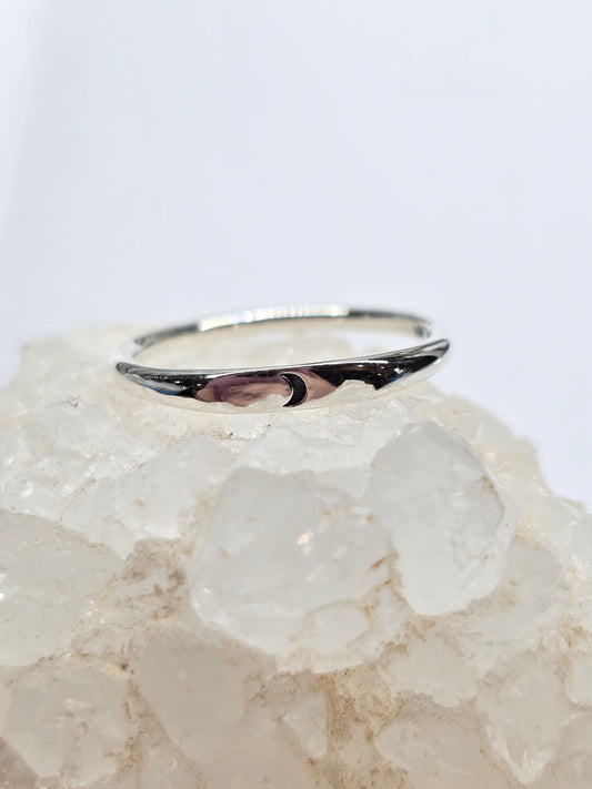 Tiny moon ring