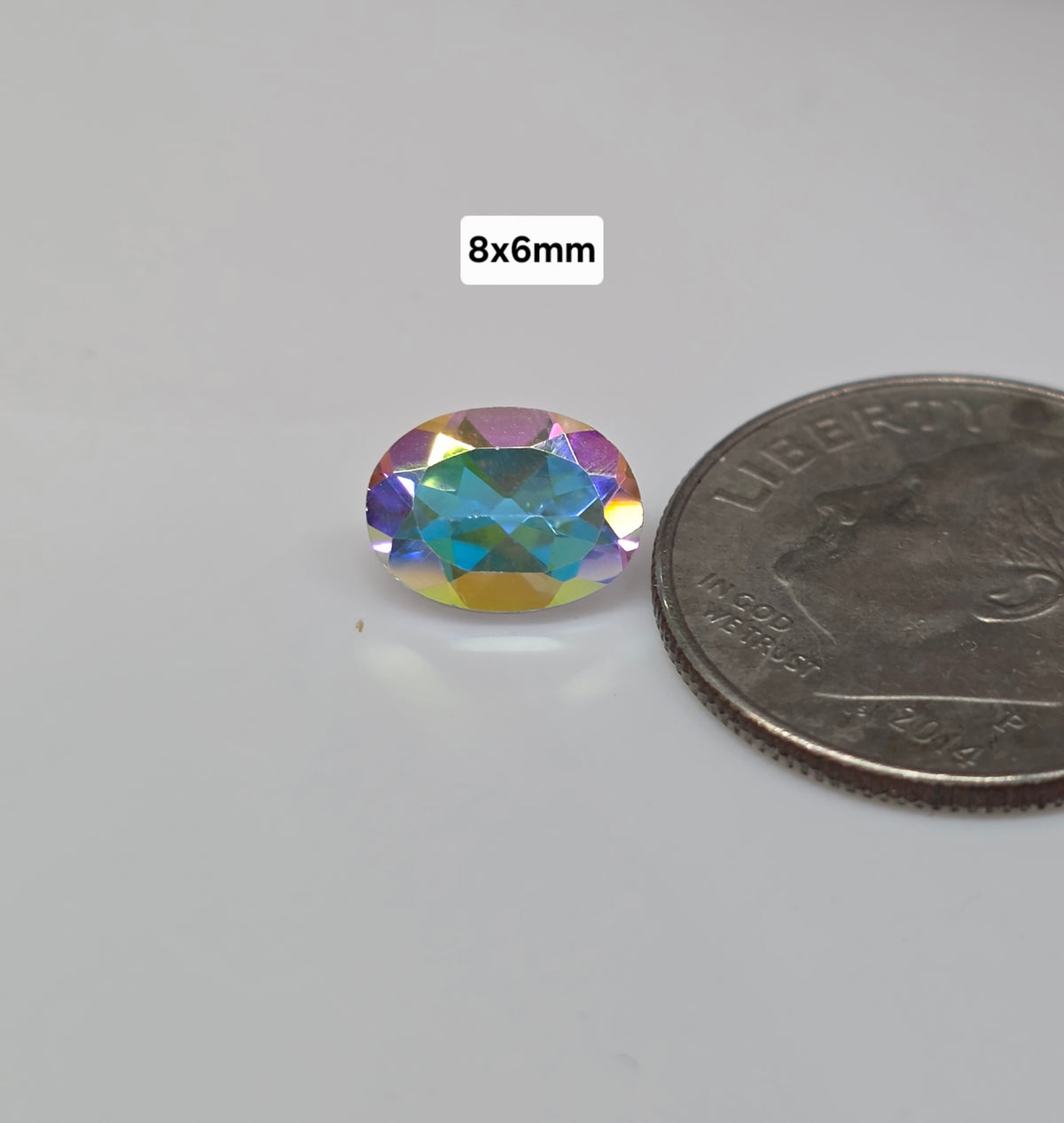 8x6mm oval
