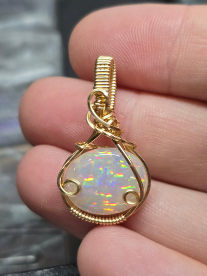 8ct pin fire Ethiopian opal