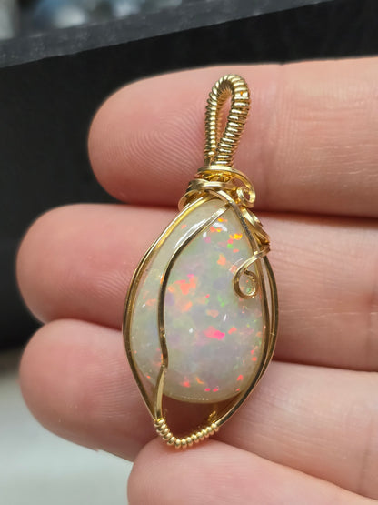 28ct harlequin Ethiopian opal