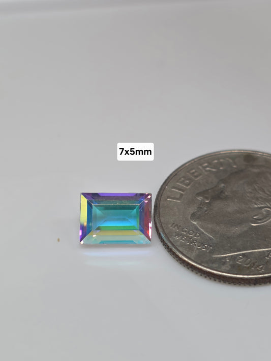 7x5mm emerald baguette