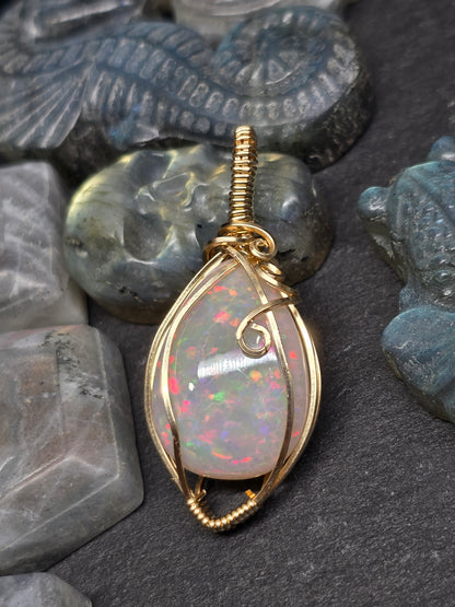 28ct harlequin Ethiopian opal