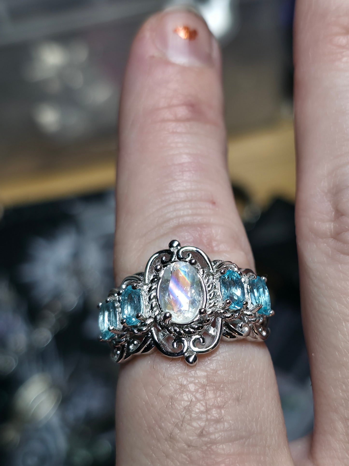 Size 7 Madagascar moonstone